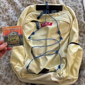 Golf Yellow Backpack + FREE CFG PIN